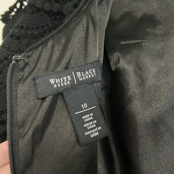 WHBM SL Tiered Lace Shift Dress - Picture 7 of 9